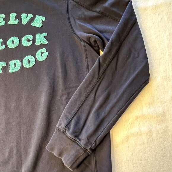 Scotch & Soda Medium "Twelve O'Clock Hotdog" Sweatshirt Blue Long Sleeve Crew - Picture 6 of 16
